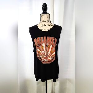 Dreamer Black Sleeveless Top